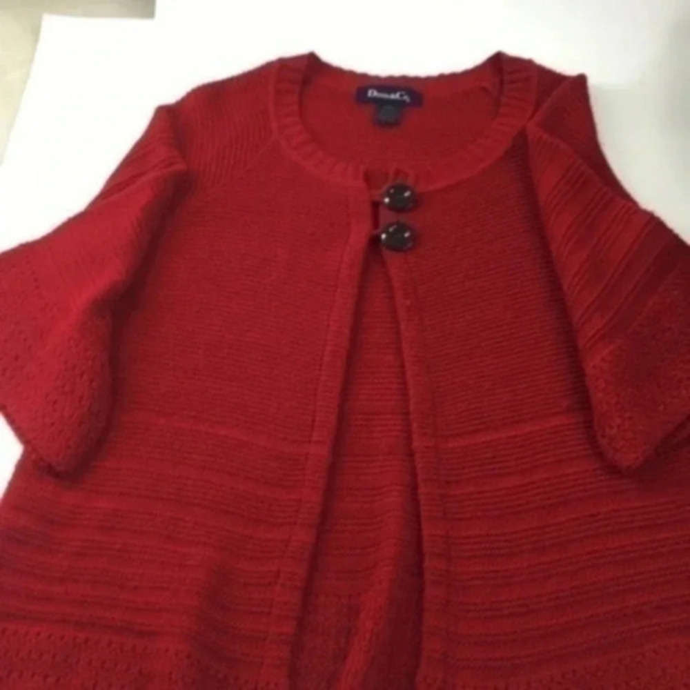 Denim & Co sweater jacket  M